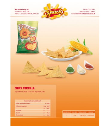 CHIPS TORTILLA 450 GR